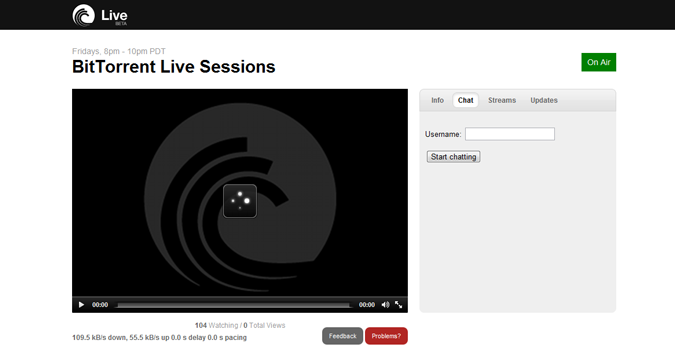 BitTorrent Live apporte du streaming en direct et en P2P