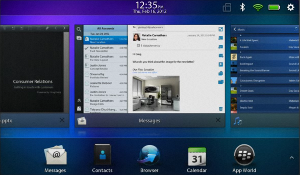 RIM publie BlackBerry PlayBook OS 2.0