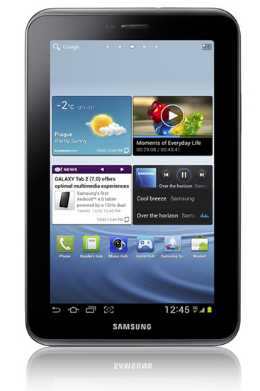 Samsung dévoile la Galaxy Tab 2 sous Android 4.0