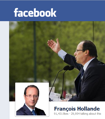 François Hollande suspend son Facebook pour respecter le code électoral