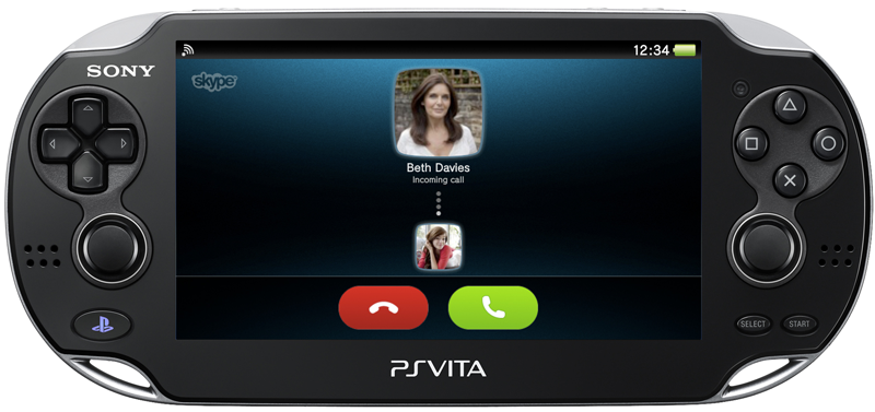 Skype sur PS Vita