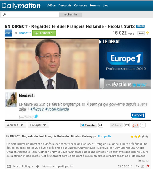 Comment TF1 et France TV ont ostracisé internet pour le débat présidentiel