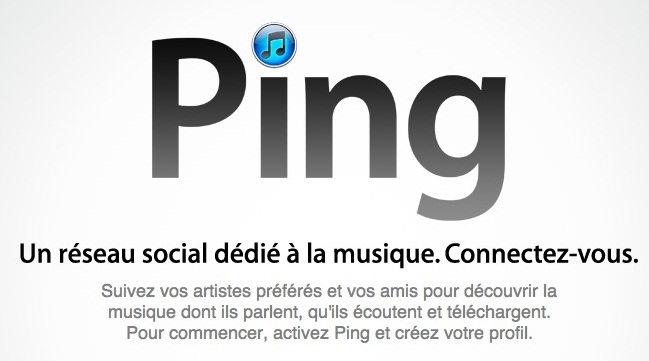 Apple veut se débarrasser de Ping, son réseau social sur la musique