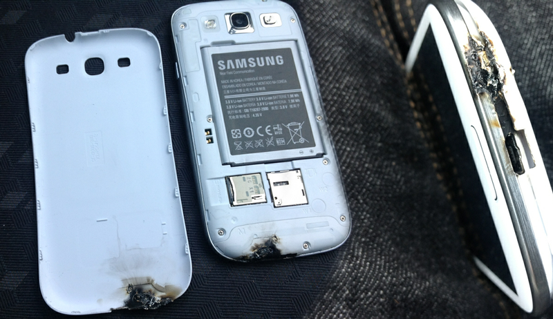 Un Galaxy S3 prend feu. Samsung réagit rapidement.