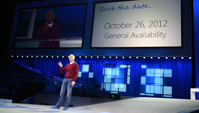 Windows 8 sera lancé le 26 octobre