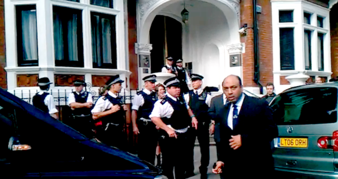 Wikileaks : l&rsquo;ambassade équatorienne menacée par la police britannique