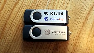 Tout Wikipédia disponible hors ligne avec la clé Framakey