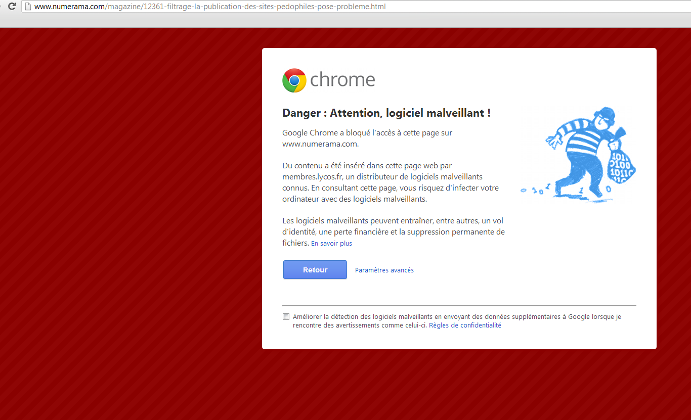 Quand Google Chrome oblige Numerama (et d&rsquo;autres) à se censurer