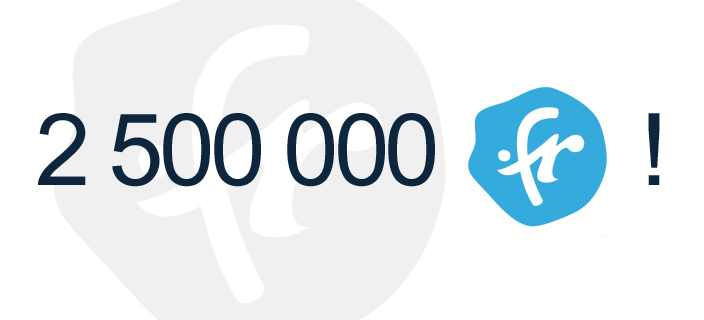 Le .fr compte 2,5 millions de noms de domaine