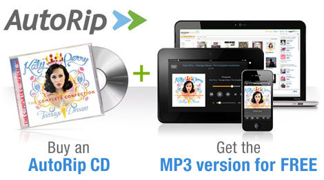 Amazon AutoRip : un CD acheté, la version MP3 offerte