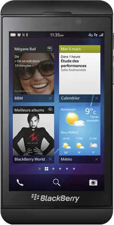 BlackBerry Z10 : les détails
