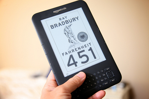 Fahrenheit 451 e-book on the Kindle