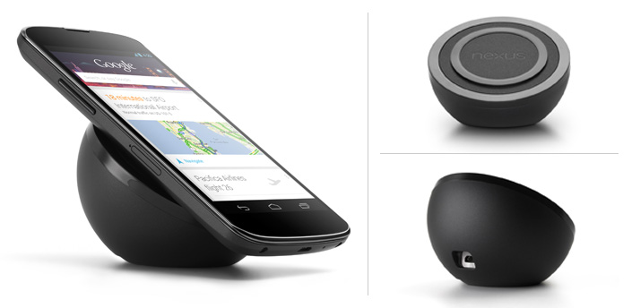 Nexus 4 : un chargeur sans fil par induction