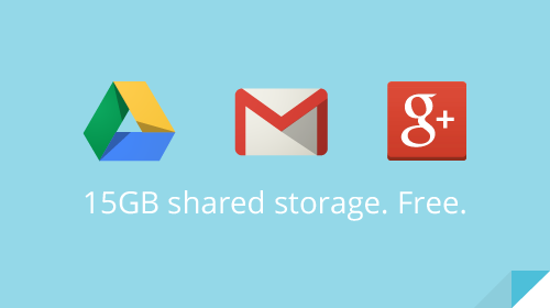 Google fusionne le stockage de Gmail, Drive et Google+ Photos