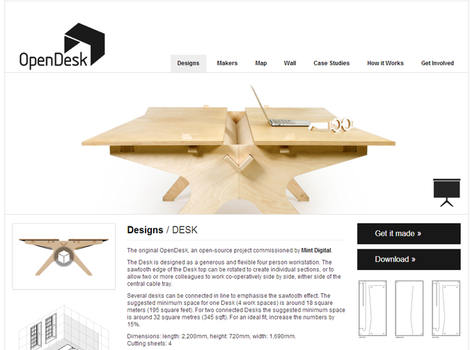 Des meubles open-source pour concurrencer Ikea