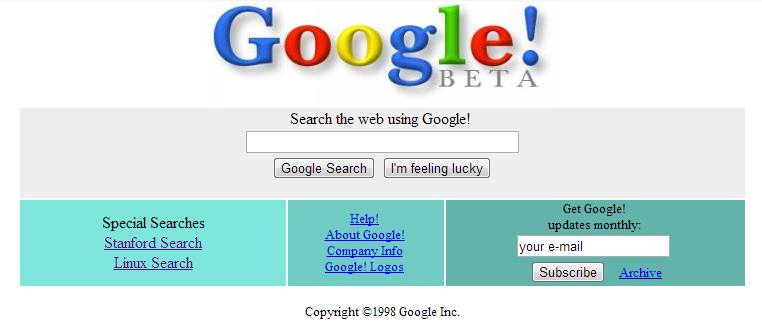 Comment était Google il y a 15 ans ? Essayez !