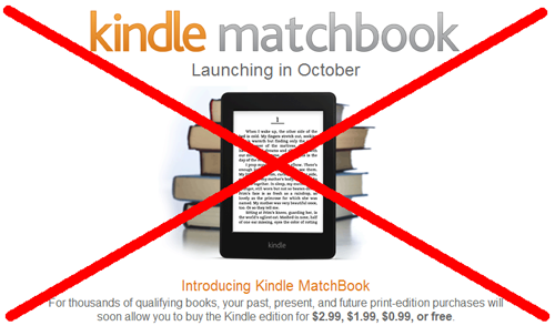 Kindle MatchBook, ou l&rsquo;offre intéressante qui serait illégale en France
