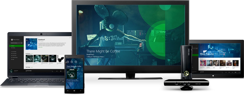 Deezer et Spotify inspirent Microsoft pour son offre Xbox Music
