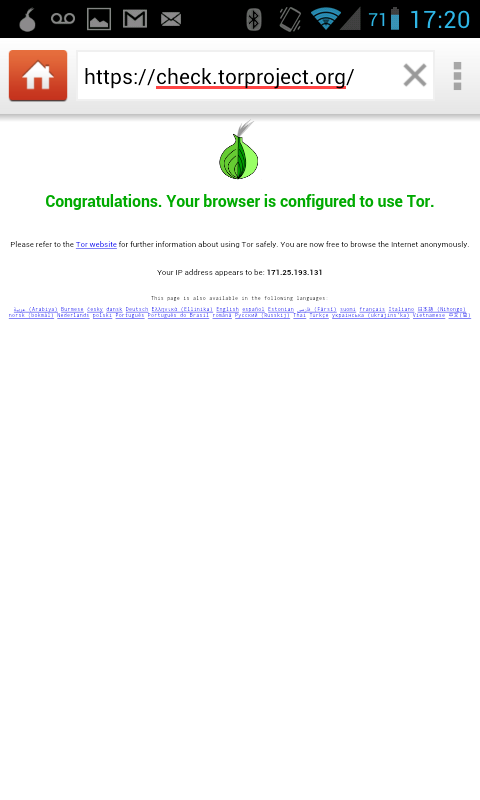 Utiliser Tor avec DuckDuckGo sous Android, c&rsquo;est très simple