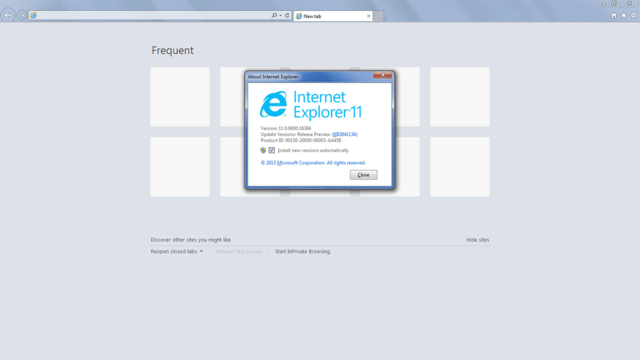 Internet Explorer 11 étant sorti, Google délaisse IE9