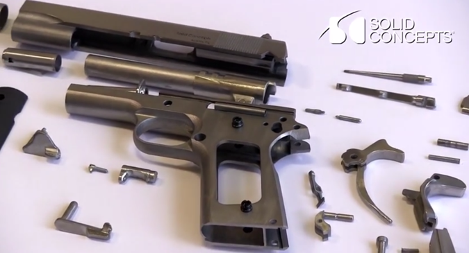 Impression 3D : un colt M1911 imprimé tire plus de 50 coups
