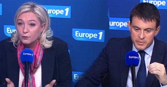 Données en temps réel : Marine Le Pen dit vrai, Manuel Valls ment