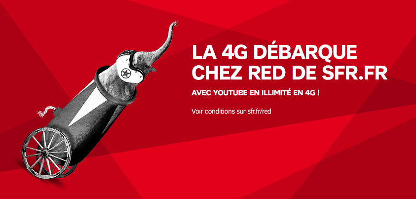 4G : SFR annonce « YouTube en illimité » avec RED