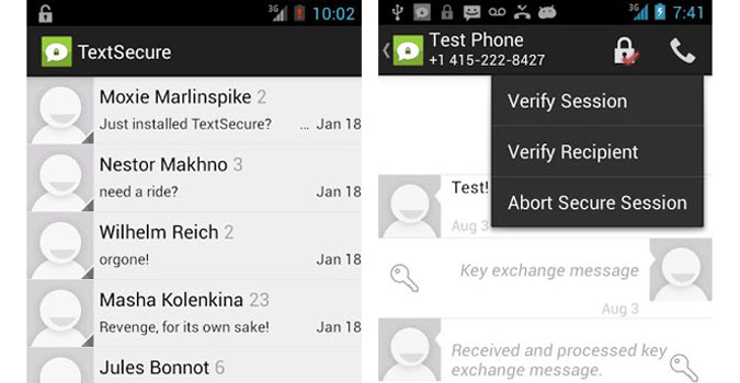 CyanogenMod propose de chiffrer les SMS