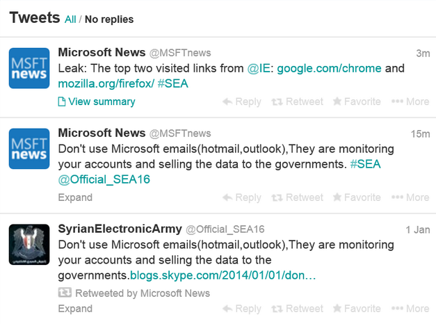 Microsoft : deux comptes Twitter et un blog piratés. Encore.