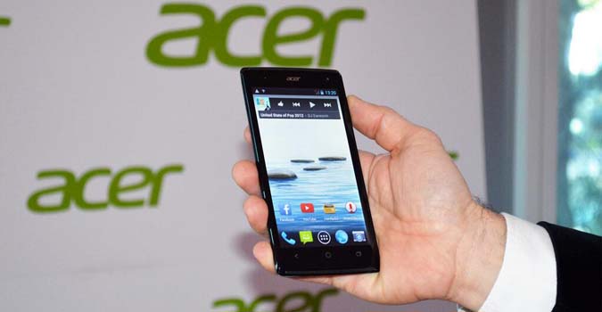 Acer va lancer un smartphone 5 pouces d&rsquo;entrée de gamme