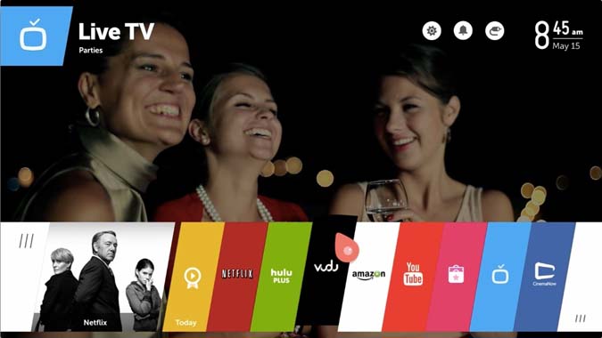 WebOS équipera une majorité de téléviseurs connectés LG