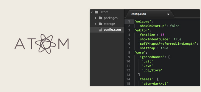 Atom, un éditeur de code par Github