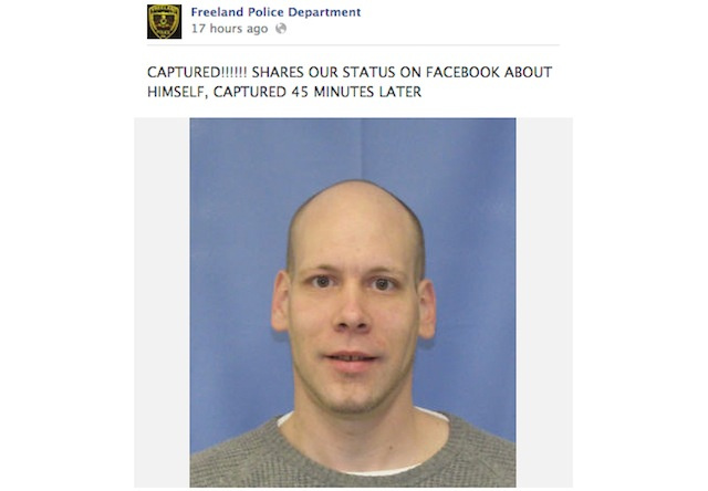Un délinquant diffuse son propre avis de recherche sur Facebook&#8230;