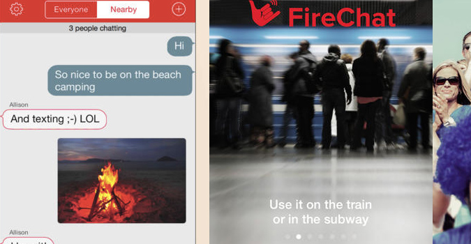FireChat : une messagerie iOS basée sur le mesh P2P d&rsquo;Apple