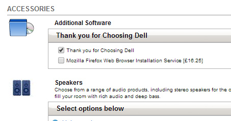 Dell fait payer 20 euros l&rsquo;installation de Firefox