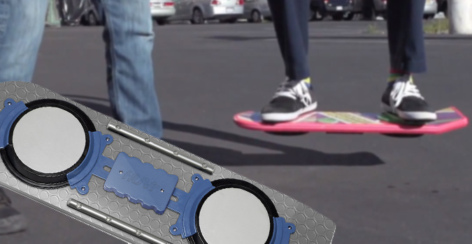 Hoverboard : le skate volant de Retour vers le futur existe !