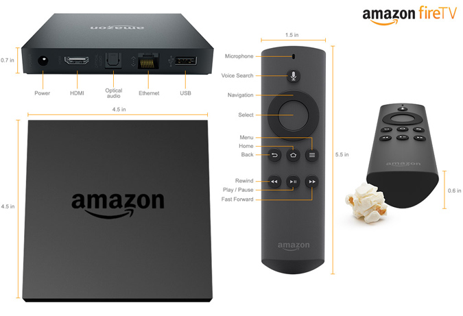 Amazon Fire TV : un boîtier VOD et jeux vidéo à 99 $