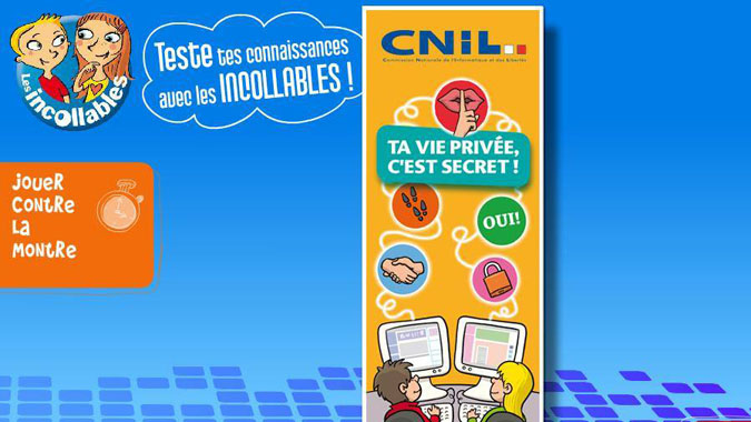 La CNIL teste les enfants sur la vie privée avec Les Incollables