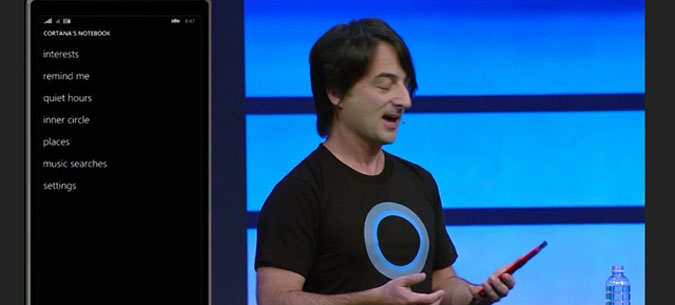 Microsoft présente Cortana, l&rsquo;assistant personnel pour Windows Phone