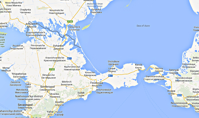 Google Maps rend la Crimée russe en Russie, ukrainienne en Ukraine