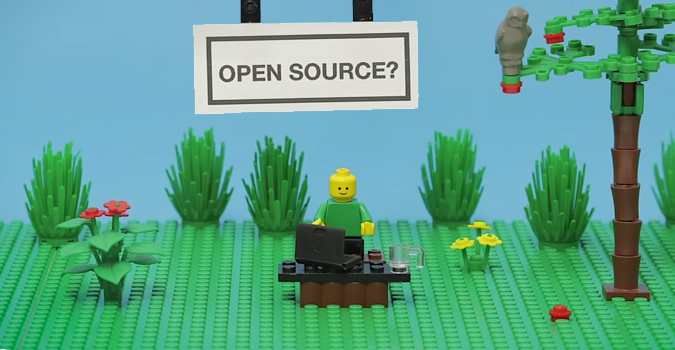 L&rsquo;Open Source expliqué avec des LEGO