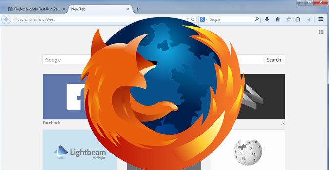 Voici les publicités dans Firefox