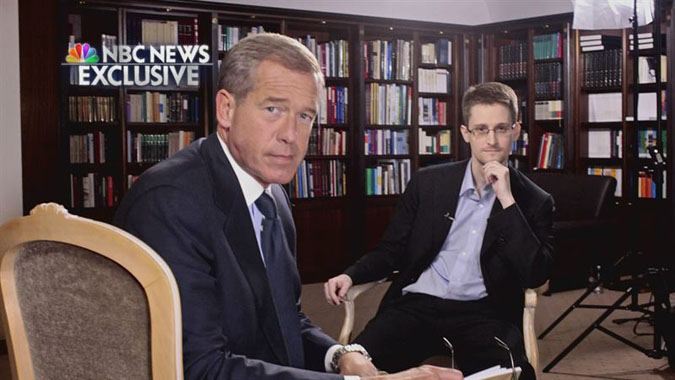 Edward Snowden interviewé par la TV américaine
