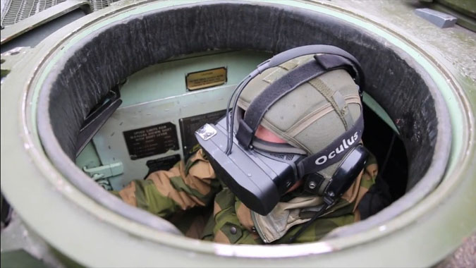 L&rsquo;armée norvégienne teste l&rsquo;Oculus Rift pour piloter un blindé