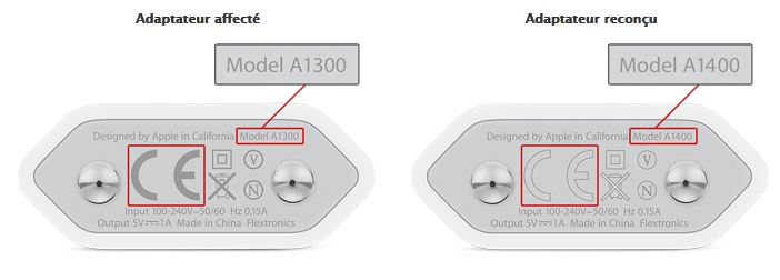 Chargeur iphone apple original