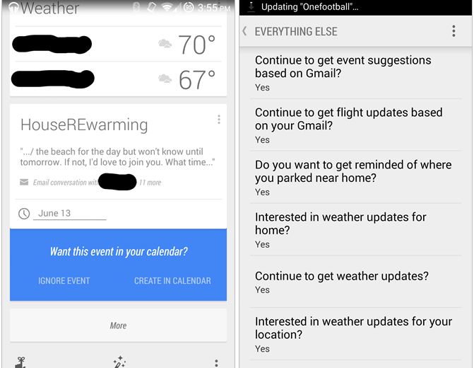 Google Now lit vos mails pour pré-remplir votre agenda