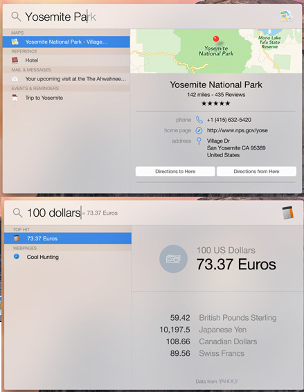 Mac OS X Yosemite : la nouvelle interface en détails