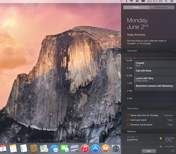Mac OS X Yosemite : la nouvelle interface en détails