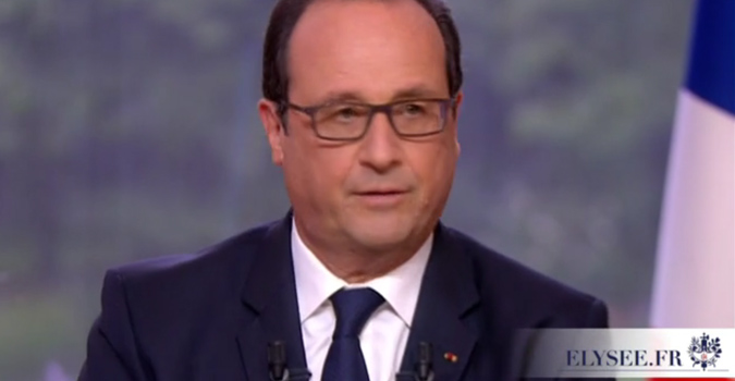 Hollande annonce un &#34;grand plan pour le numérique à l&rsquo;école&#34; en 2015