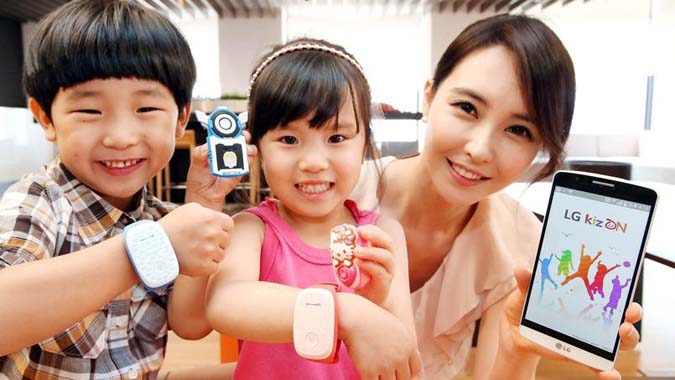 LG lance un bracelet connecté pour localiser ses enfants